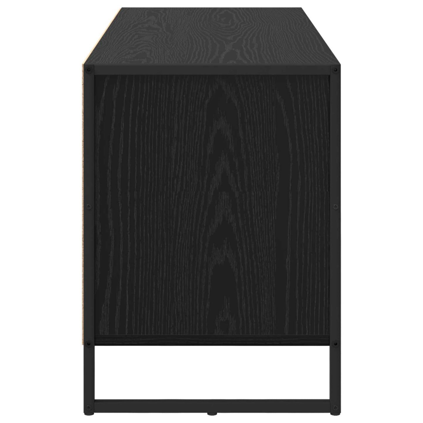 TV-Möbel Svart Ek TV-skåp med låda 100 x 36 x 49.5 cm