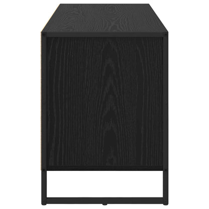 TV-Möbel Svart Ek TV-skåp med låda 100 x 36 x 49.5 cm