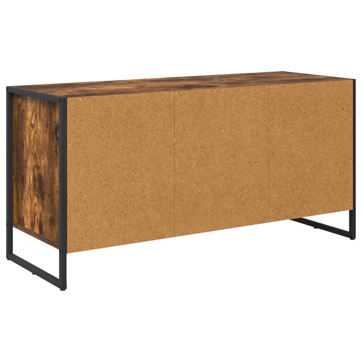 TV-Möbel Rökfärgad Ek TV-skåp med låda 100 x 36 x 49.5 cm