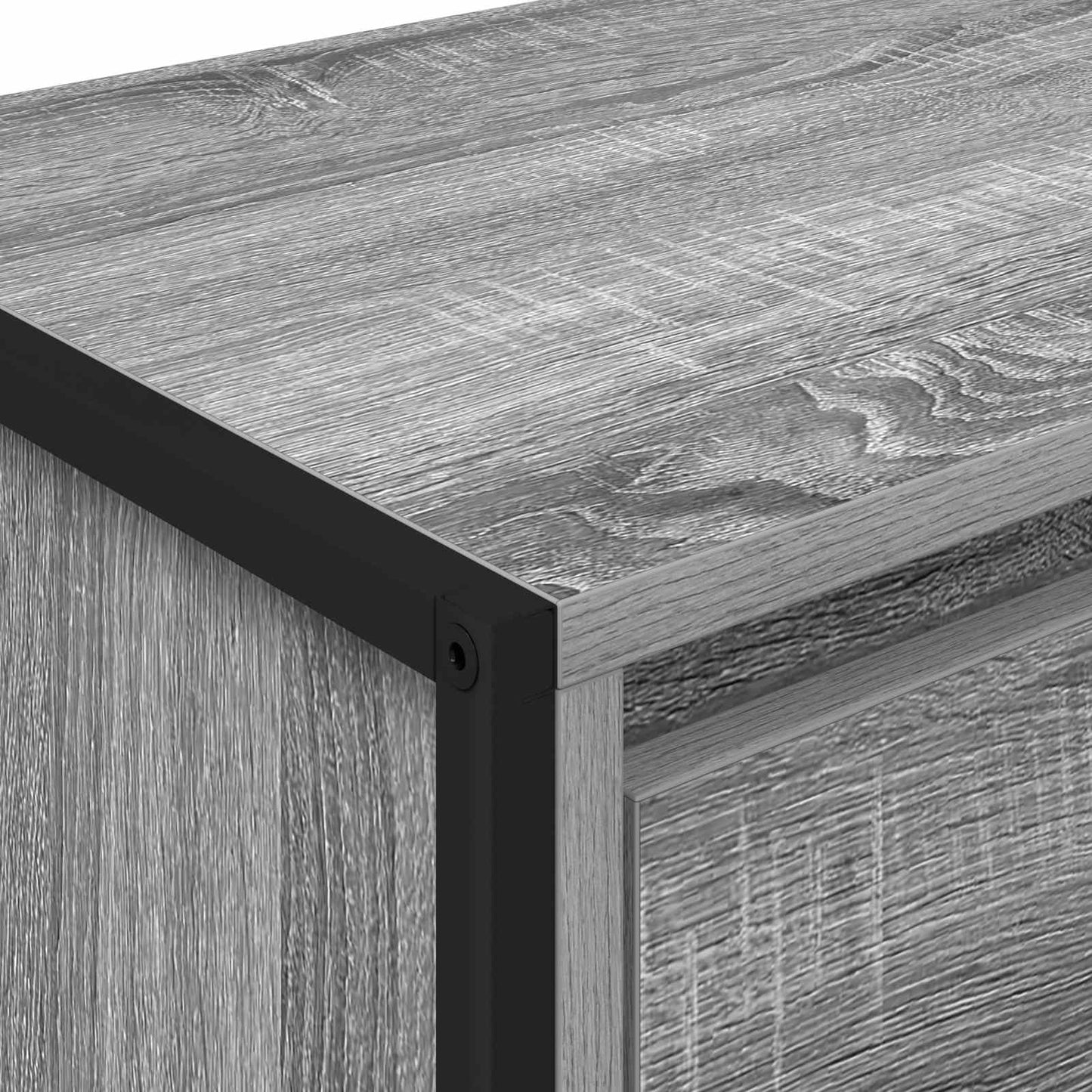 TV-Möbel Sonoma Grå TV-skåp med låda 100 x 36 x 49.5 cm