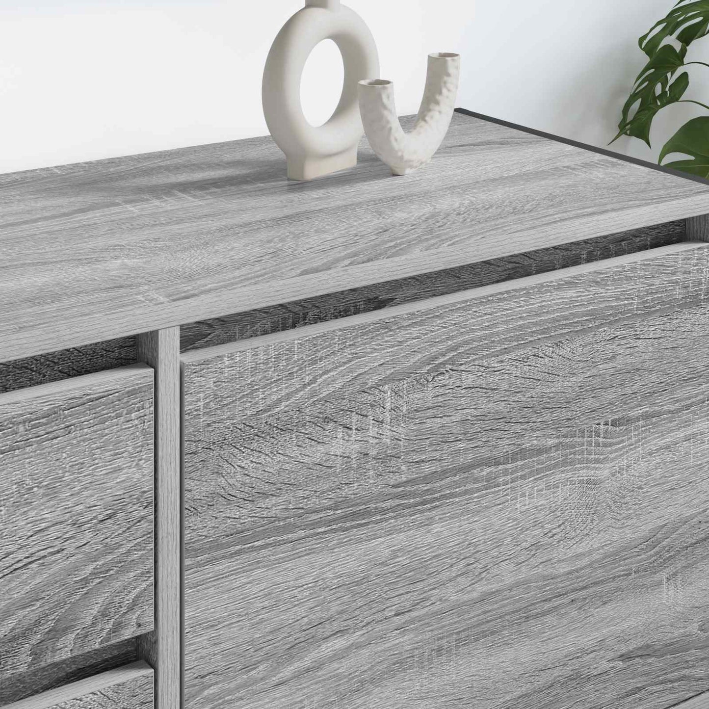 TV-Möbel Sonoma Grå TV-skåp med låda 100 x 36 x 49.5 cm