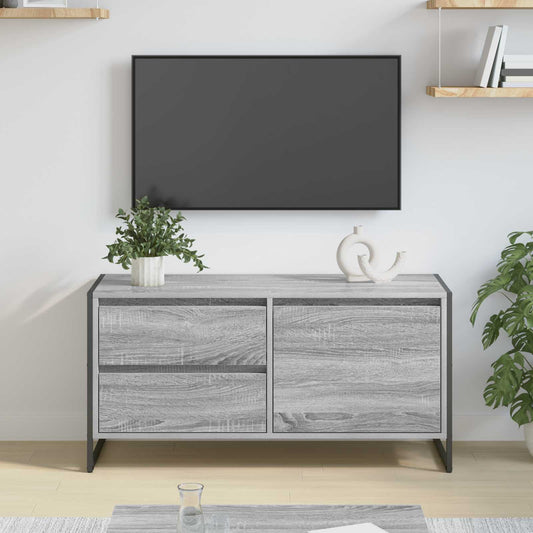 TV-Möbel Sonoma Grå TV-skåp med låda 100 x 36 x 49.5 cm