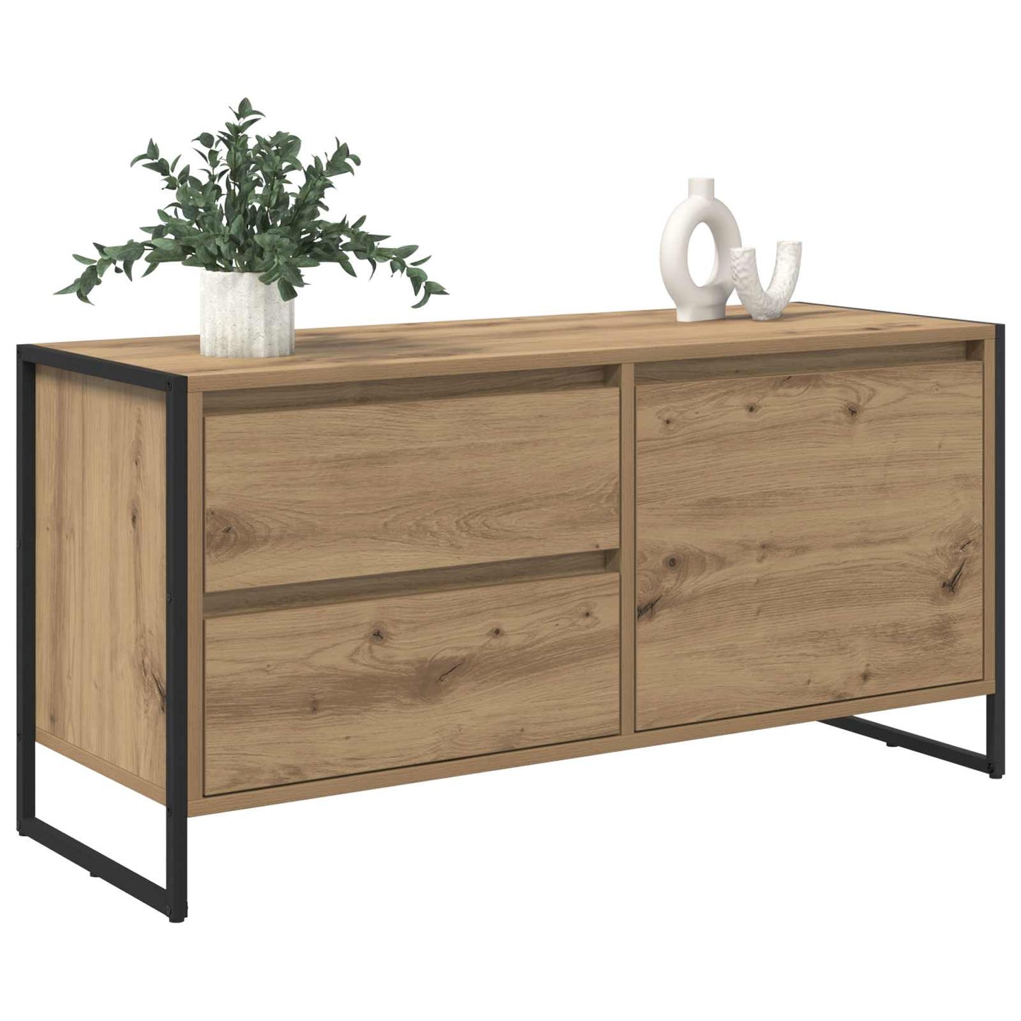 TV-Möbel Artisan Ek TV-skåp med låda 100 x 36 x 49.5 cm