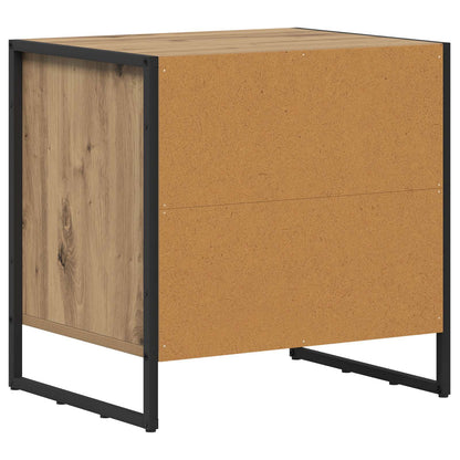 Sängbord Nattduksbord Artisan Ek med låda 50 x 39,5 x 50 cm