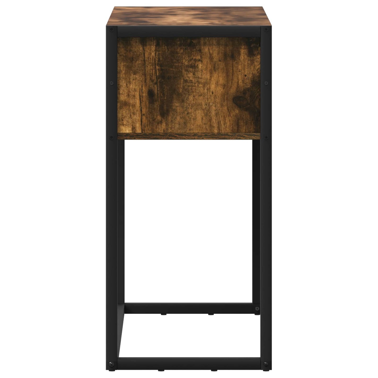 Sidobord Rökfärgad Ek med låda 100 x 36 x 75 cm