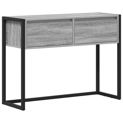Sidobord Sonoma Grå med låda 100 x 36 x 75 cm