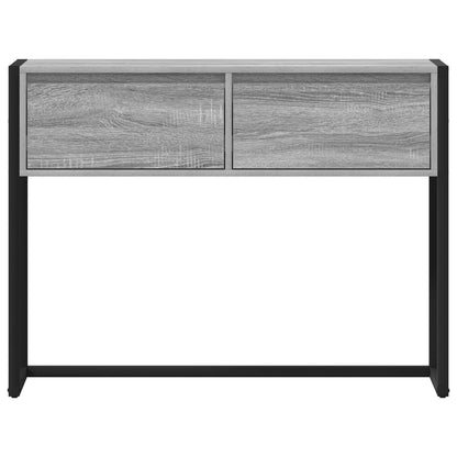 Sidobord Sonoma Grå med låda 100 x 36 x 75 cm