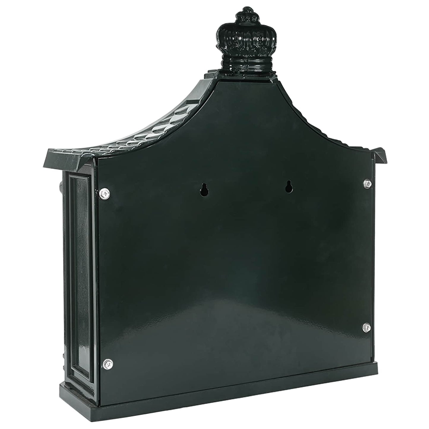 Väggmonterad Brevlåda Grön 40,5 x 16 x 45 cm Gjutet Aluminium