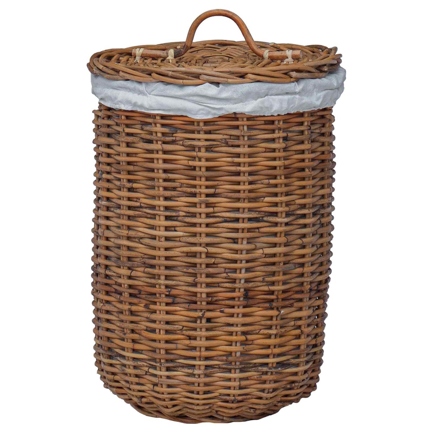 Tvättkorg 2 pcs Brun Kubu Rattan