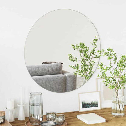 Väggspegel Rund Ø 70 cm härdat glas