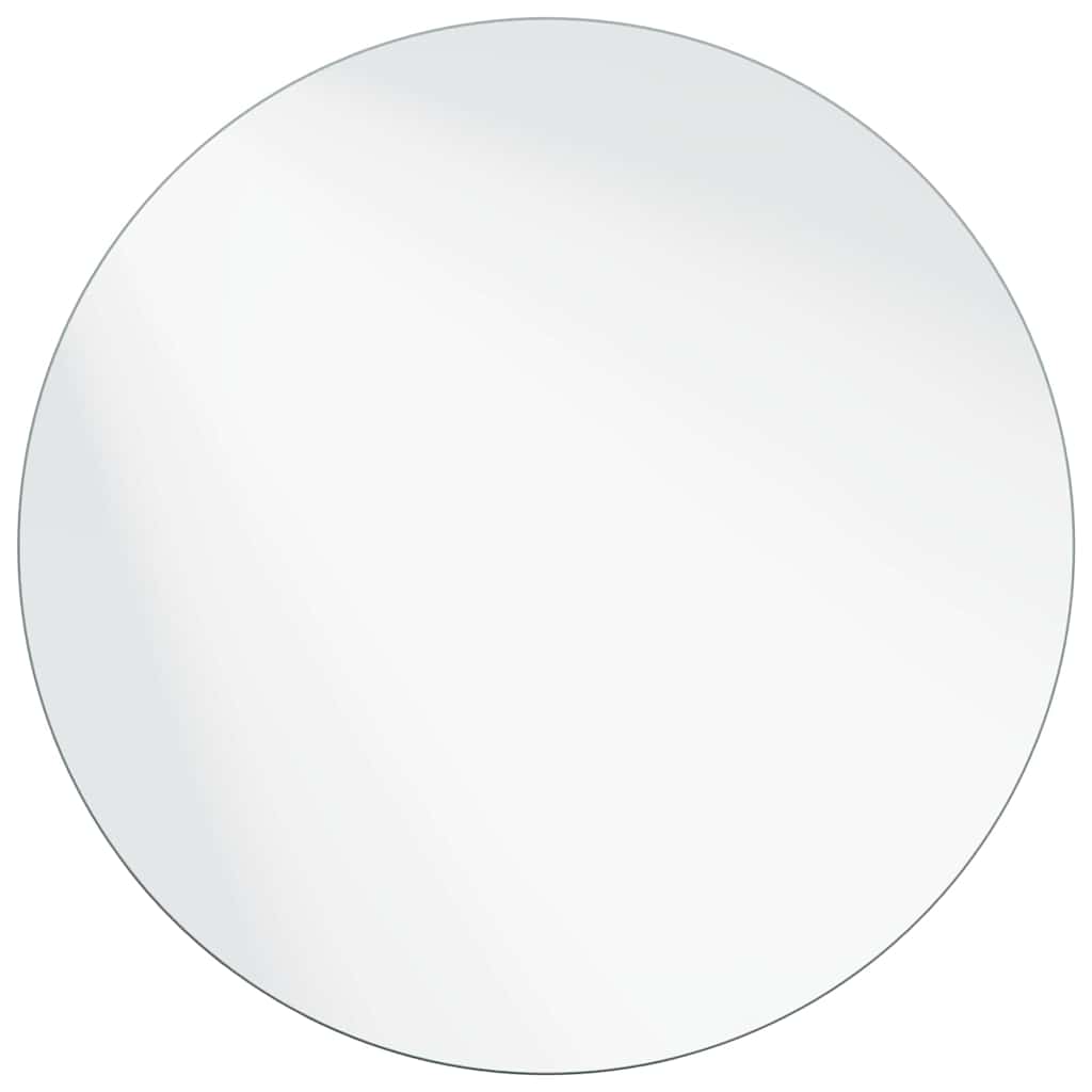 Väggspegel Rund Ø 70 cm härdat glas
