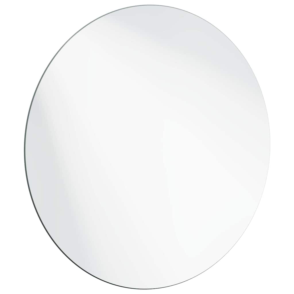 Väggspegel Rund Ø 70 cm härdat glas