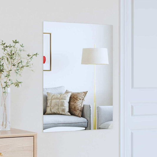 Väggspegel Rektangulär 80 x 60 cm härdat glas