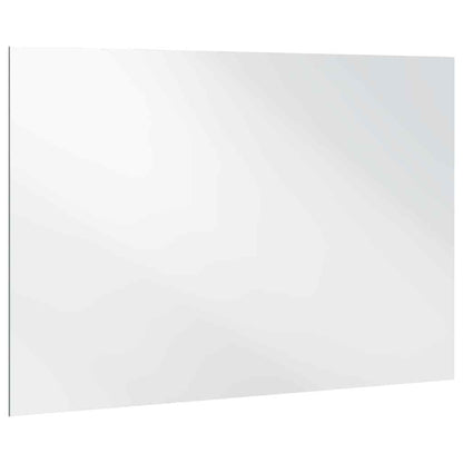 Väggspegel Rektangulär 80 x 60 cm härdat glas