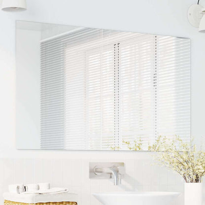 Väggspegel Rektangulär 100 x 60 cm härdat glas