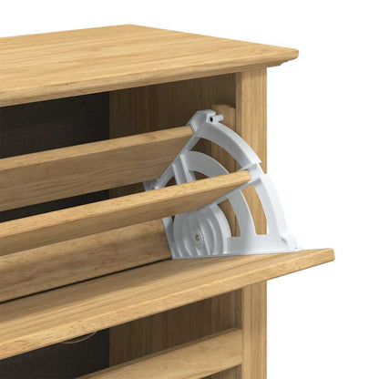 Skoställ Brun BODO Honung 80 x 35 x 118 cm