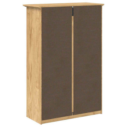 Skoställ Brun BODO Honung 80 x 35 x 118 cm