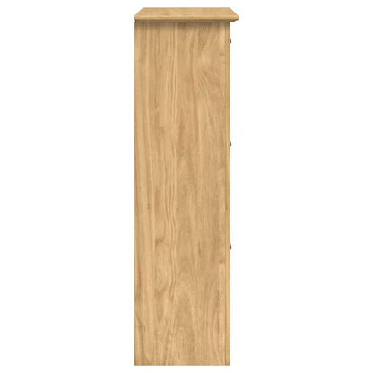 Skoställ Brun BODO Honung 80 x 35 x 118 cm