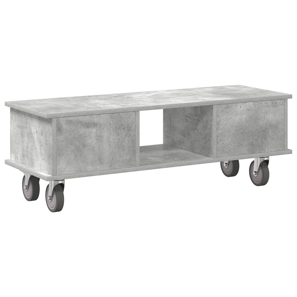 TV-Möbel Betonggrå TV-Bänk 100 x 35 x 35 cm