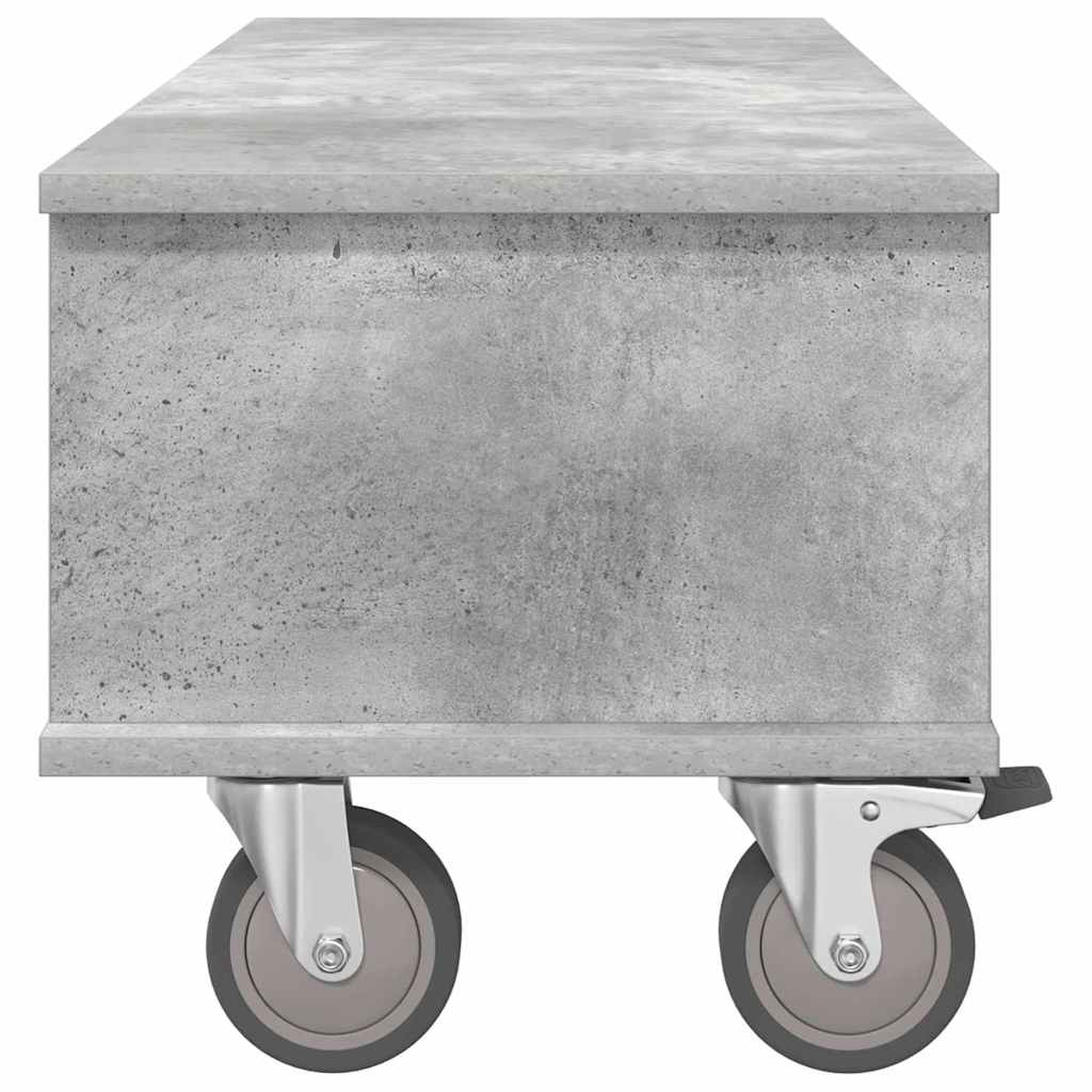 TV-Möbel Betonggrå TV-Bänk 100 x 35 x 35 cm