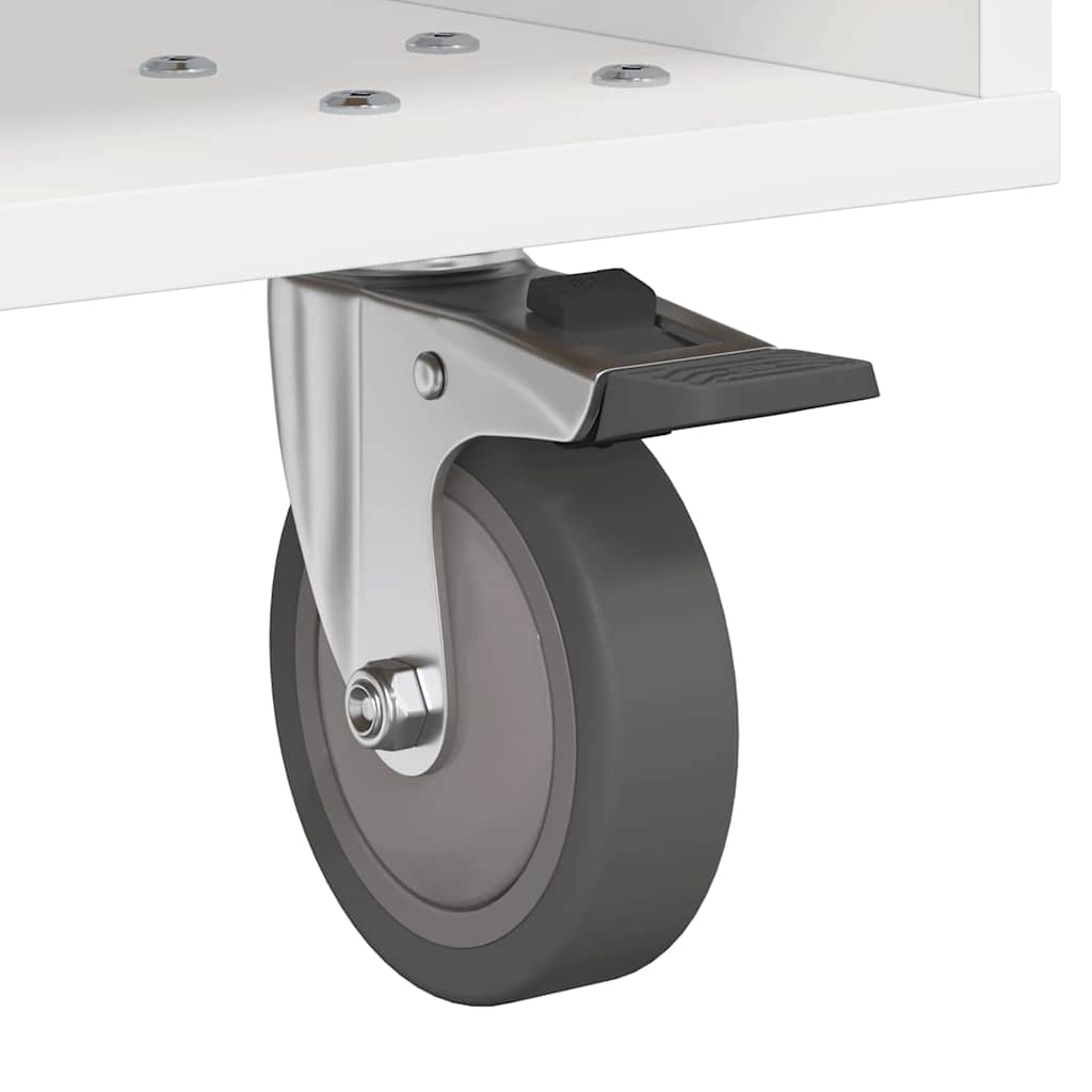 Sängbord Nattduksbord Vit 40,5 x 40 x 48 cm