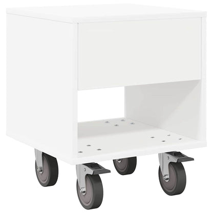 Sängbord Nattduksbord Vit 40,5 x 40 x 48 cm