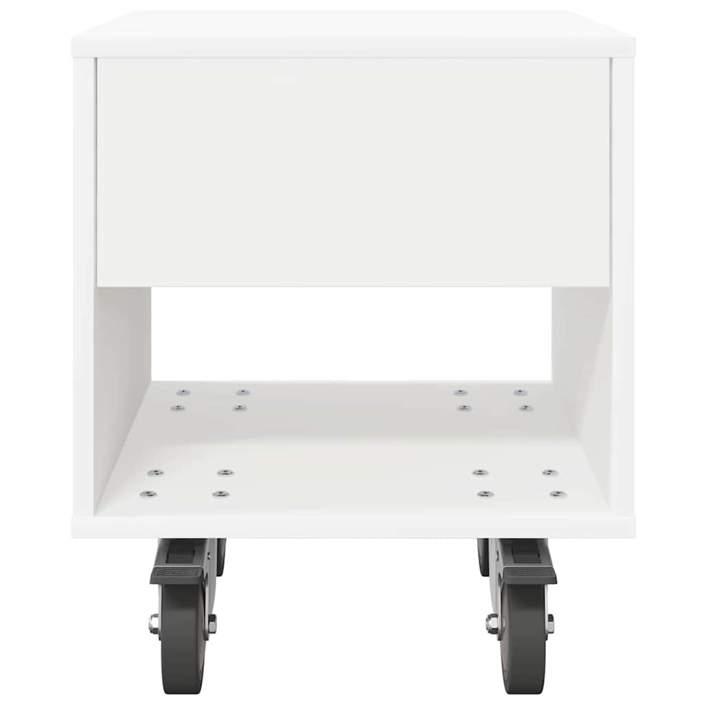 Sängbord Nattduksbord Vit 40,5 x 40 x 48 cm