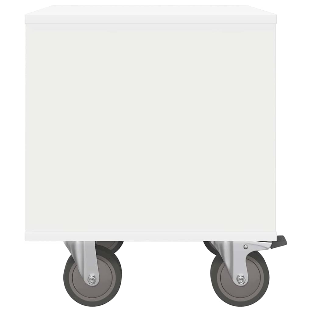 Sängbord Nattduksbord Vit 40,5 x 40 x 48 cm