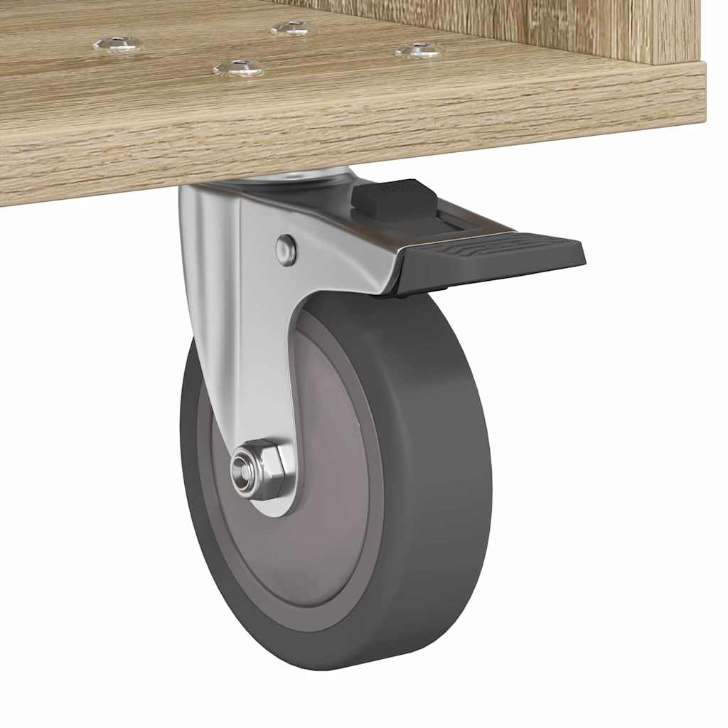 Sängbord Nattduksbord Sonoma Ek 40,5 x 40 x 48 cm