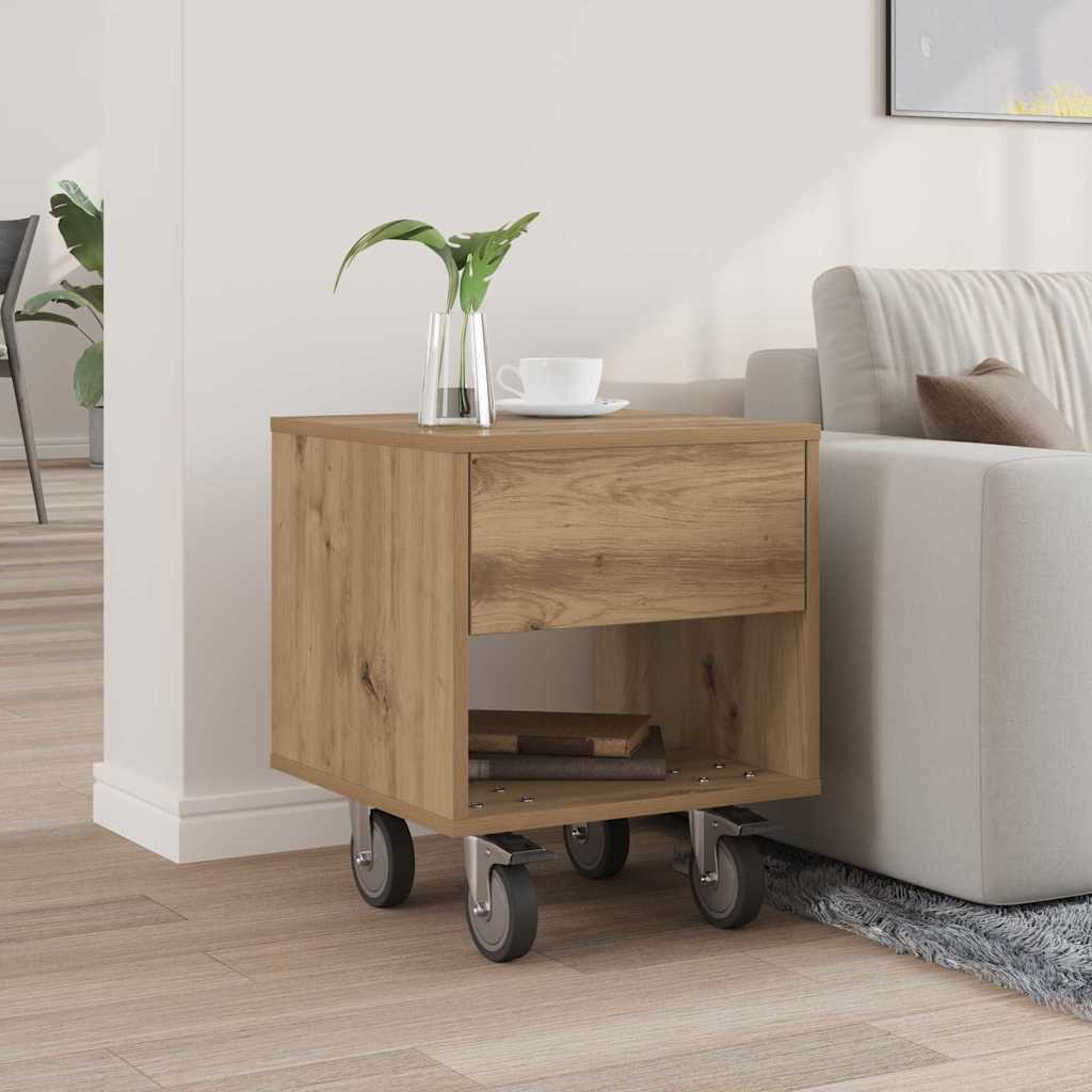 Sängbord Nattduksbord Artisan Ek 40,5 x 40 x 48 cm