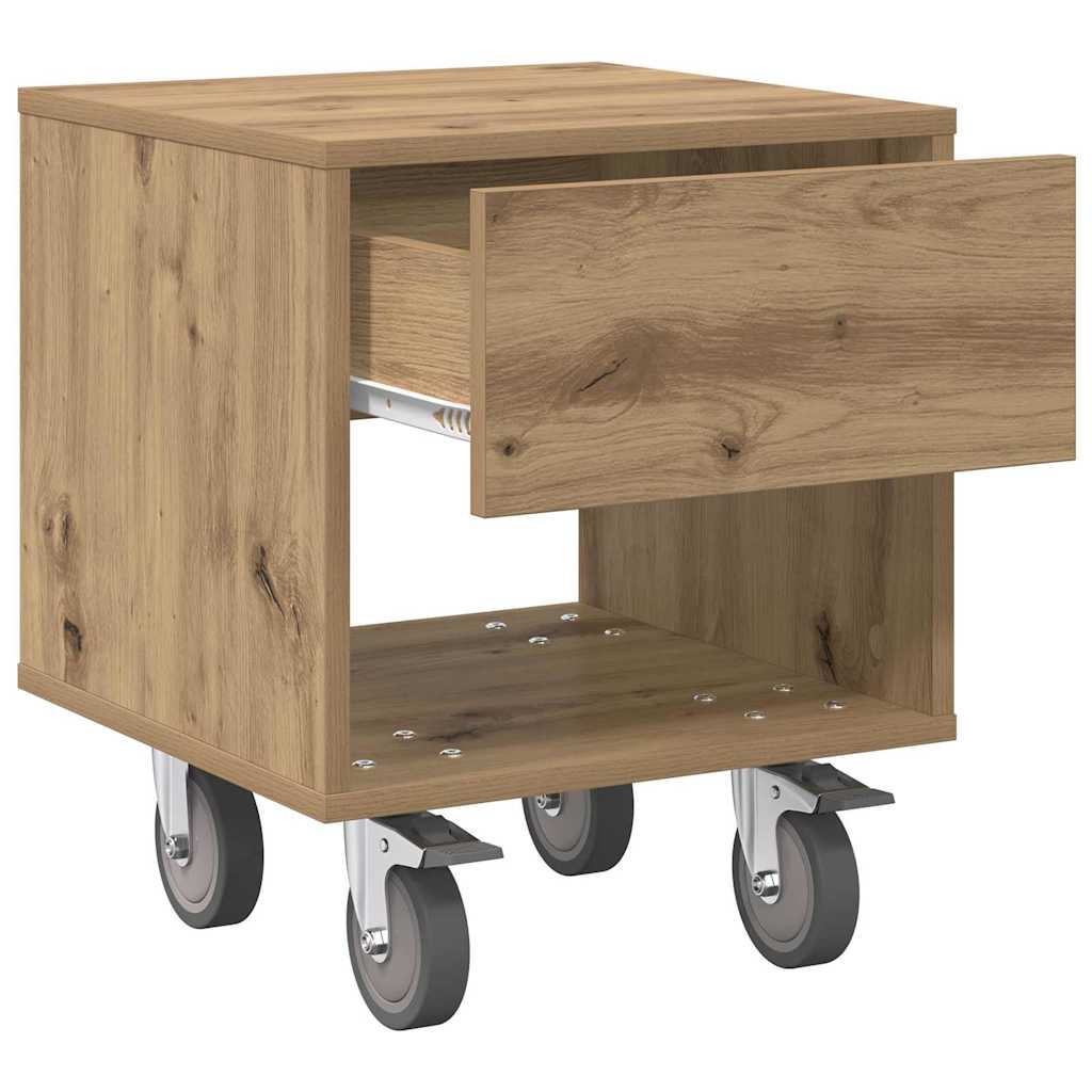Sängbord Nattduksbord Artisan Ek 40,5 x 40 x 48 cm