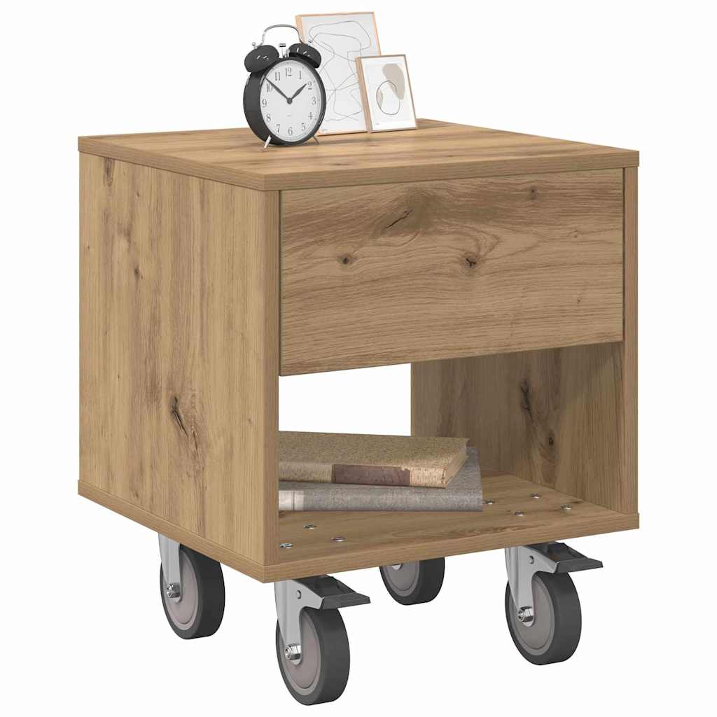 Sängbord Nattduksbord Artisan Ek 40,5 x 40 x 48 cm