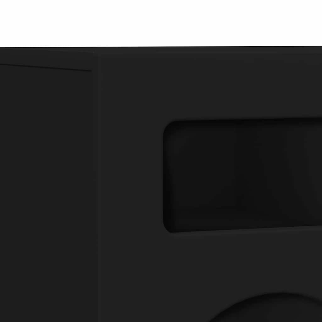 TV-Möbel Svart TV-skåp 80 x 35 x 40 cm