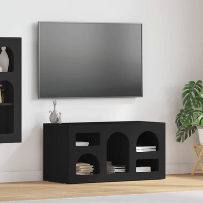 TV-Möbel Svart TV-skåp 80 x 35 x 40 cm