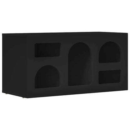 TV-Möbel Svart TV-skåp 80 x 35 x 40 cm