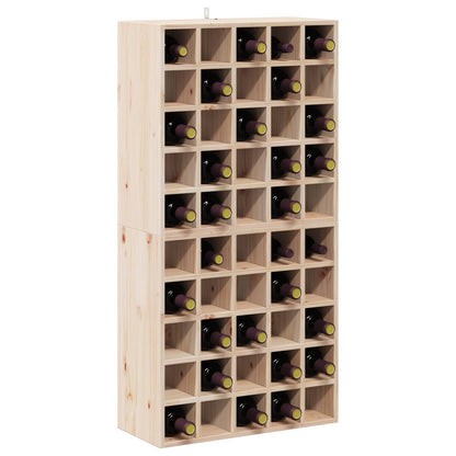 Vinställ 2 pcs Naturfärg 56 x 25 x 56 cm Massiv furu