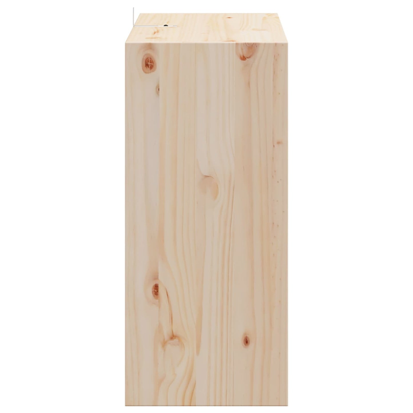 Vinställ 2 pcs Naturfärg 56 x 25 x 56 cm Massiv furu