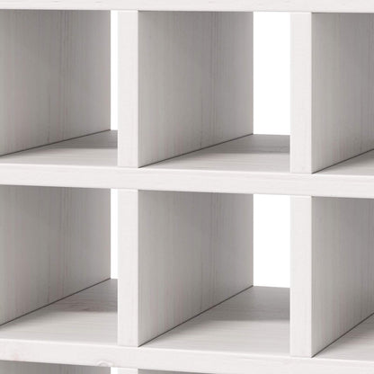 Vinställ 2 pcs Vit 56 x 25 x 56 cm Massiv furu