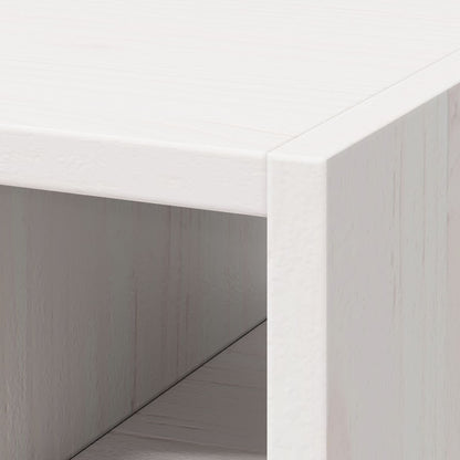 Vinställ 2 pcs Vit 56 x 25 x 56 cm Massiv furu