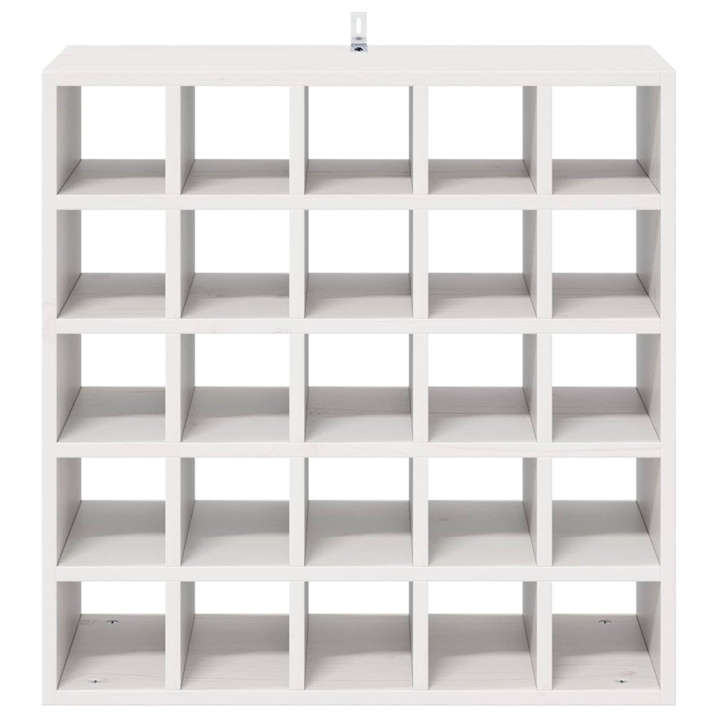 Vinställ 2 pcs Vit 56 x 25 x 56 cm Massiv furu