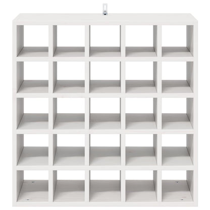 Vinställ 2 pcs Vit 56 x 25 x 56 cm Massiv furu