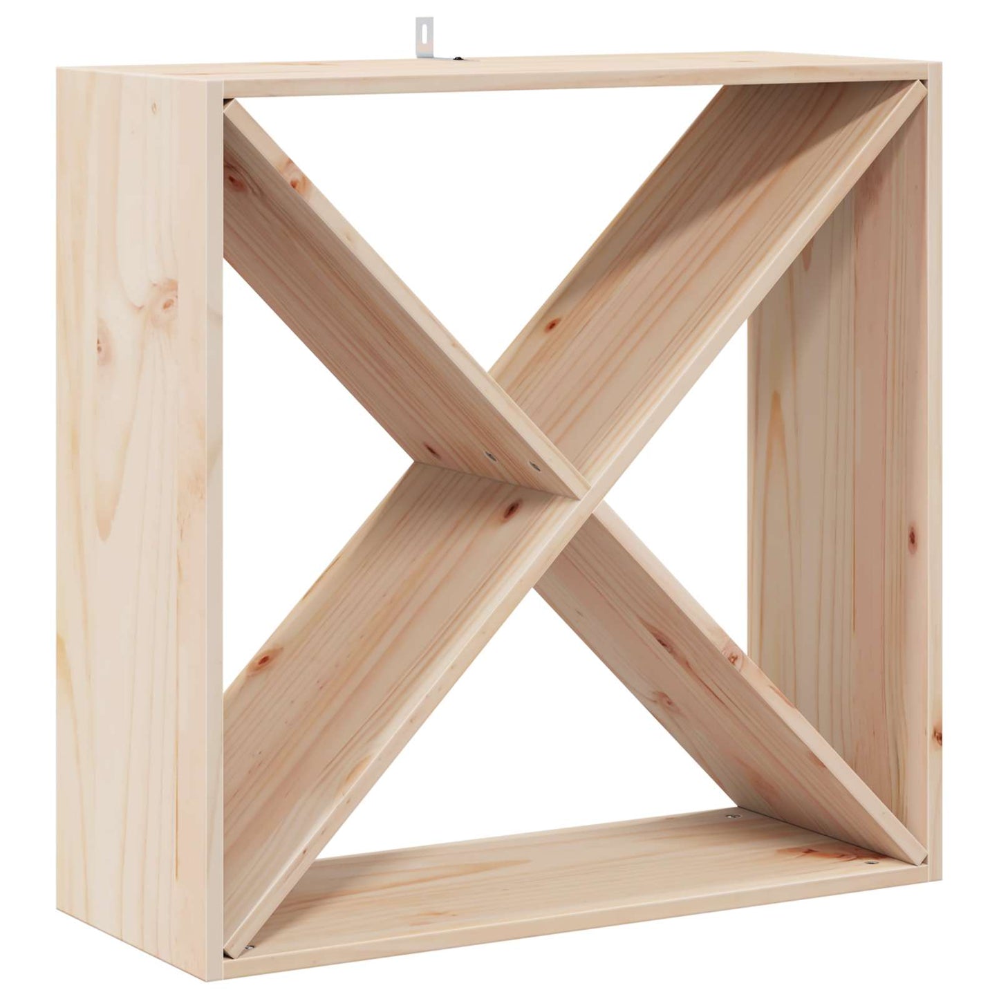 Vinställ 4 pcs Naturfärg 62 x 25 x 62 cm Massiv furu