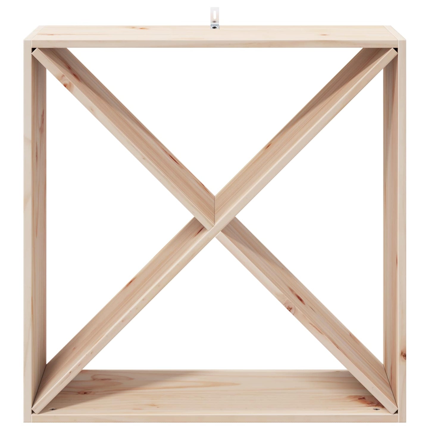 Vinställ 4 pcs Naturfärg 62 x 25 x 62 cm Massiv furu