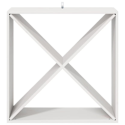 Vinställ 4 pcs Vit 62 x 25 x 62 cm Massiv furu