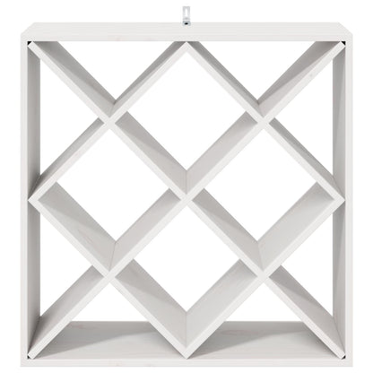 Vinställ 2 pcs Vit 62 x 25 x 62 cm Massiv furu