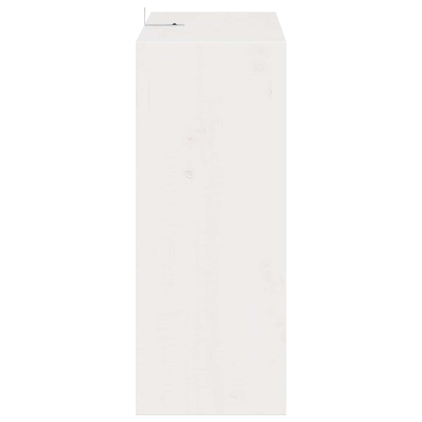 Vinställ 2 pcs Vit 62 x 25 x 62 cm Massiv furu