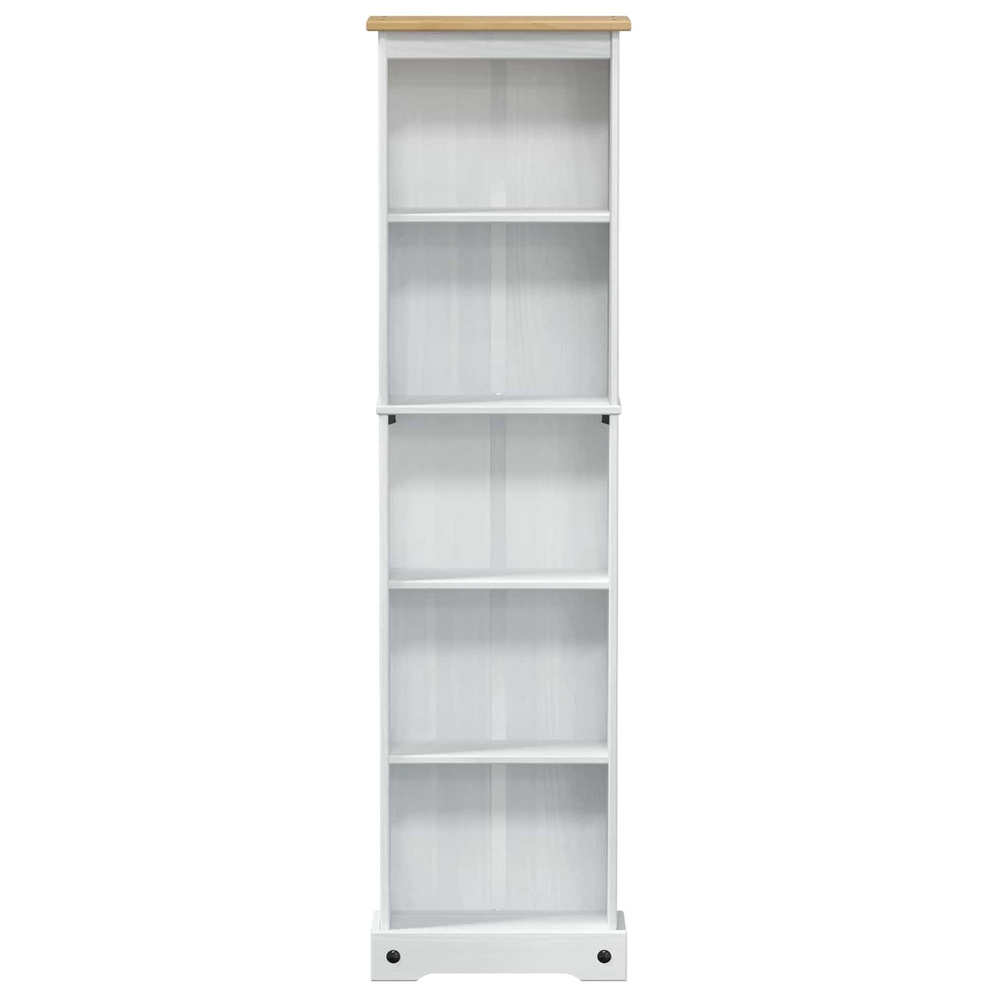 Bokhylla Vit 46 x 20 x 170 cm Massiv furu