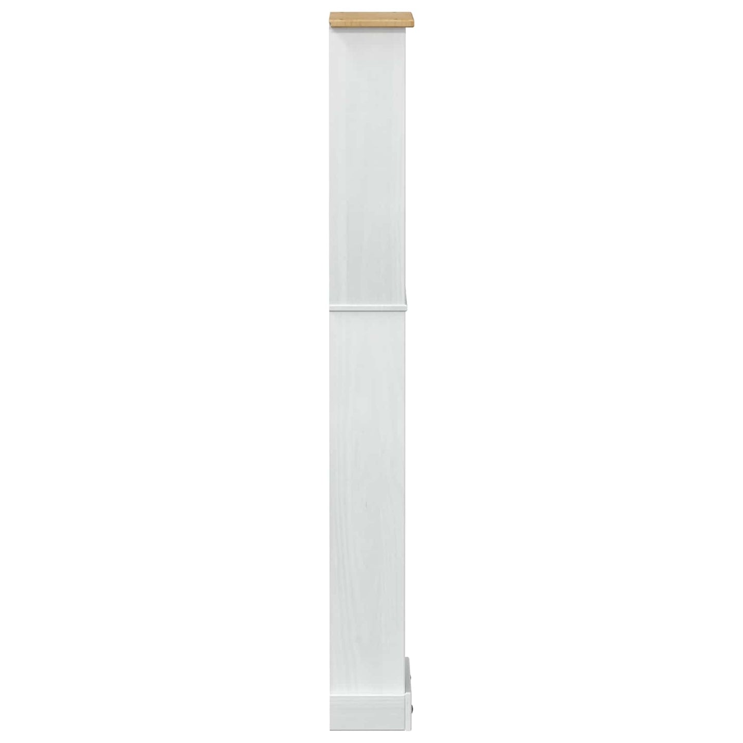 Bokhylla Vit 46 x 20 x 170 cm Massiv furu