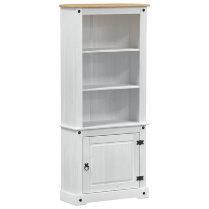 Skåp Vit 74 x 38 x 170 cm Massiv furu