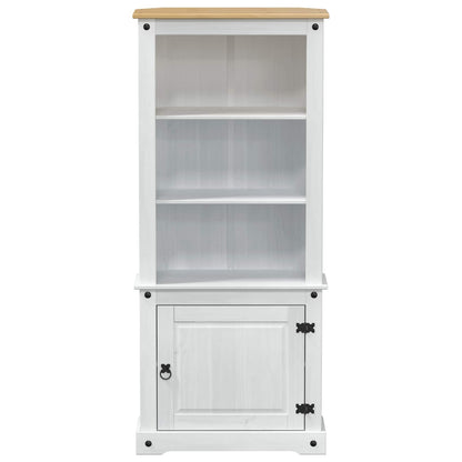 Skåp Vit 74 x 38 x 170 cm Massiv furu